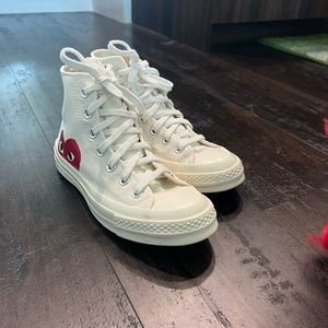 Comme des garcon converse sneakers